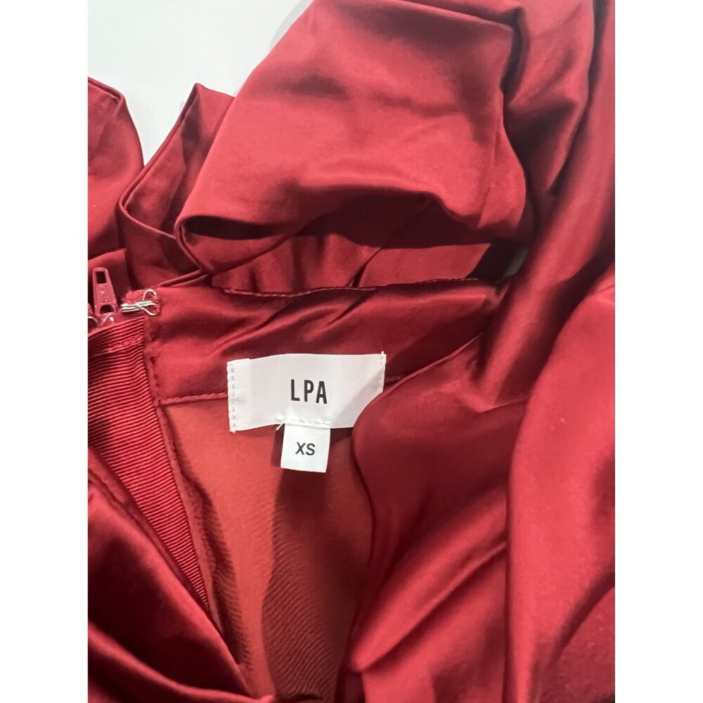 LPA Ilaria Corset Top in Red - Picture 7 of 7